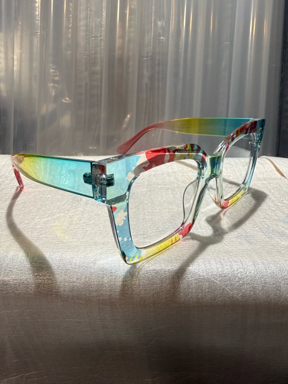 New-Classic Bohemian Large-Frame Square Fashion Non-Prescription Glasses-Unisex